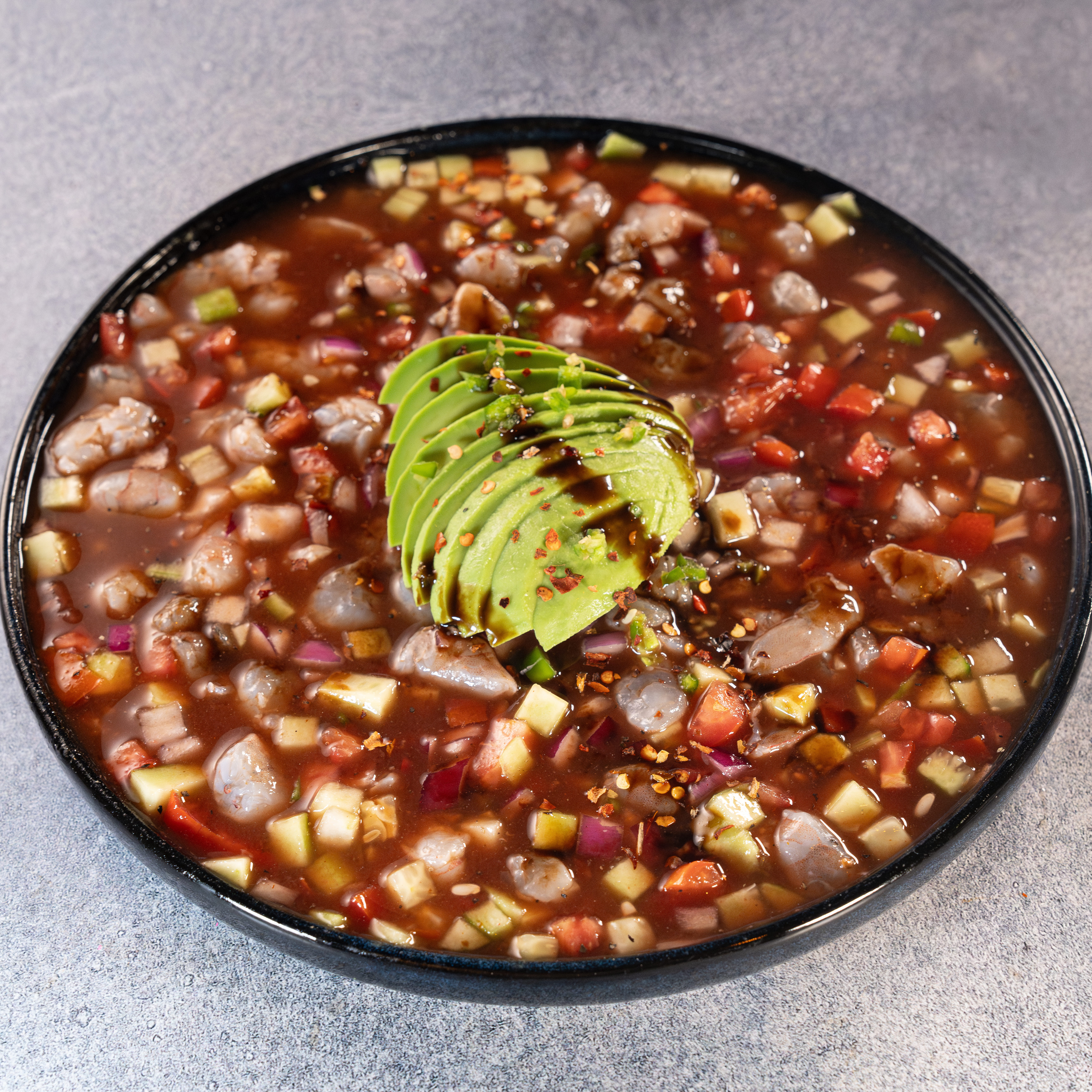 Ceviche de Camarones Crudo